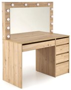 AMORIO sminkasztal artisan tölgy