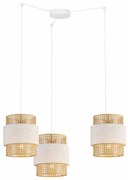 Lámpa Fali lámpatest ABRA 2, 6151, AC220-240V, 50/60Hz, 3*E27, max.40W, átmérő 20 cm, krém