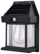 Napelemes kerti fali lámpa - Solar Interaction 888 - fekete - fekete