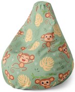 Pear babzsák arányos majmócskák - gyerek, színes