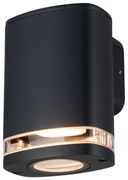 Kanlux 38884 - Kültéri fali lámpa ZEVI 1xGU10/10W/230V IP54 fekete