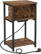 Lerakóasztal 30 × 34 × 58 cm, MDF, öregfa AFK-E1175 OLW