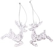 Műanyag karácsonyfadísz készlet 2 db-os 7 cm – Dakls