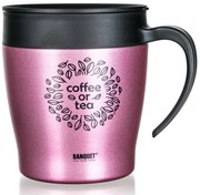 Banquet TAZZA 330 ml utazó termosz, rózsaszín