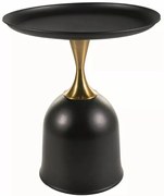 Libra dohányzóasztal fekete/arany