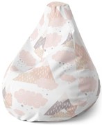 Pear babzsák gyermek piramisok - gyerek, bézs / fehér