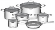 G21 Gourmet Miracle edénykészlet, egy fazékkal több, 11 darabos, rozsdamentes acél/greblon