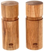 Natúr színű fa só- és borsőrlő szett 2 db-os – Holm
