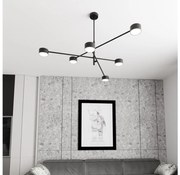 Csillár rúdon NATSU 6xGX53/12W/230V fekete