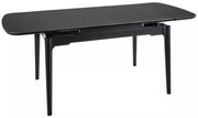 Sento bővíthető étkezőasztal fekete 120-180cm