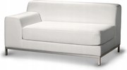 Dekoria Kramfors 2 személyes bal oldali kanapé huzat Ikea fehér