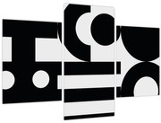 Kép - Geometriai absztrakció N⁰3 (90x60 cm)