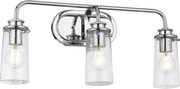Quintiesse BRAELYN QN-BRAELYN3-PC Fali lámpa 3x40W/E27 IP44