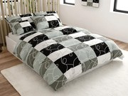 Pamut ágynemű KASPARO BLEND szürke Ágyneműhuzat mérete: 70 x 90 cm | 140 x 220 cm