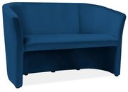 Cuba Velvet kanapé, kétüléses, kék