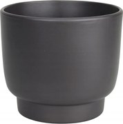 Kaspó Kerámia Fedél Antracit Matt 17CM