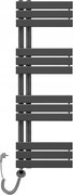 Fürdőszobai radiátor dekoratív elektromos létra 1180x400 600W antracit