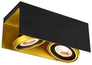 Lámpa Mennyezeti lámpatest Verso,4212,AC220-240V, 50/60 Hz, IP 20,2*Gu10,ES111, dupla, fekete/arany