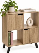 Komód 2db ajtóval és polccal - 68x80cm sonoma tölgy - Intenso Home
