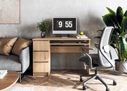 Cino íróasztal kézműves tölgy