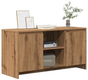 kézműves tölgy színű szerelt fa TV-szekrény 102x37,5x52,5 cm