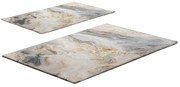 Szürke-bézs fürdőszobai kilépő szett 2 db-os 60x100 cm – Foutastic
