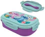 Disney Lilo és Stitch, A csillagkutya Island szendvicsdoboz + evőeszköz szett