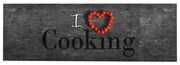 Cooking" feliratos mosható konyhaszőnyeg 60 x 300 cm"