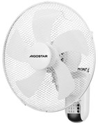 Aigostar -  Fali ventilátor 45W/230V fehér + távirányító