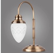 Kemar LSA25/M/RI - Asztali lámpa RINAMA 1xE27/60W/230V sárgaréz