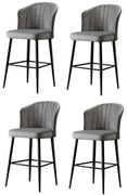Rubi Grey bárszék szett, 4 db, 4 db