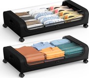 Ágy Alatti Rendszerező 78,5X44CM Ágynemű Tárolására Cipzárral 2 Db