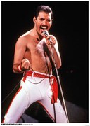 Plakát Queen (Freddie Mercury) - Los Angeles 1982