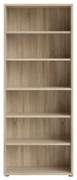 Natúr színű moduláris könyvespolc tölgyfa dekorral 89x222 cm Prima – Tvilum