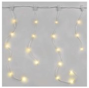 LED kültéri karácsonyi fényfüzér 54 LED, 8 funkció, 6,7x0,7m, IP44, meleg fehér