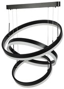 LED dimmelhető csillár zsinóron LED/86W/230V 3000K fekete