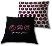 Will you play Black párna, díszpárna 35x35 cm