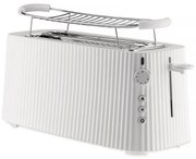 Plisse kenyérpirító hosszú, fehér - Alessi szín: fehér