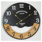 Falióra 1xAA átm. 60 cm fekete/bézs