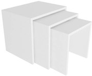 Zariel White kisasztal szett, 3 db