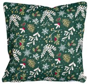 Párnahuzat Zelené Vánoce (Zöld karácsony), 40 x 40cm
