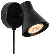 Nordlux - Fali lámpatest EIK 1xGU10/35W/230V fekete