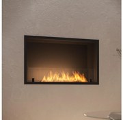 InFire - Beépített BIO kandalló 49,4x84,4 cm 3,5kW fekete SLIMfire Inside Black 800