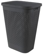 Curver Pure 55 l sötétszürke szennyestartó fedéllel