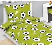 Bellatex Junior Futball pamut ágyneműhuzat, 140 x 200 cm, 70 x 90 cm