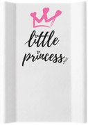 nellys pelenkázó párna, kemény mdf, emelt oldal, little princess, 50 x 70cm, fehér