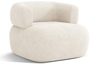 Bézs buklé fotel Jenny – Micadoni Home