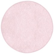 Világos rózsaszín mosható-robotporszívóval tisztítható kerek szőnyeg ø 80 cm Comfort – Mila Home