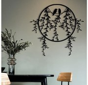 Fali dekoráció 45x44 cm, fém ágakból
