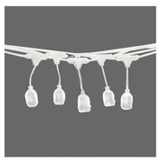 Kültéri fénylánc 15xE27/10W/230V 15 m IP44 fehér